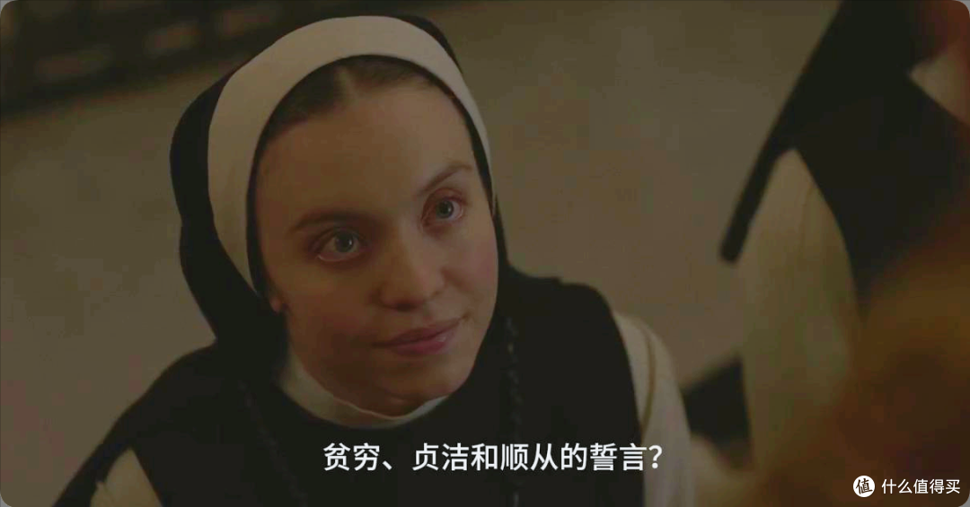看似小绵羊的"悉尼妹",成功演出了撕裂修女形象
