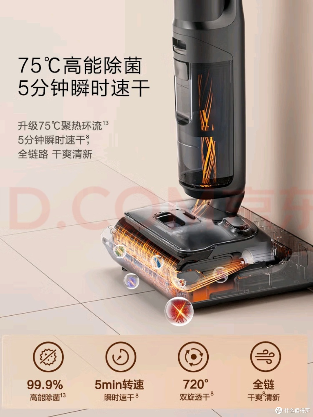 180°躺平设计轻松清洁低矮区域