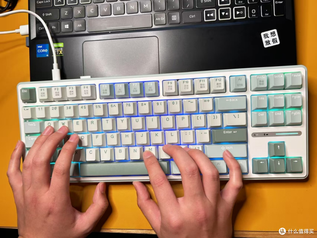 RK R87 PRO AI键盘评测:机械键盘的"脑机接口"时代来了?