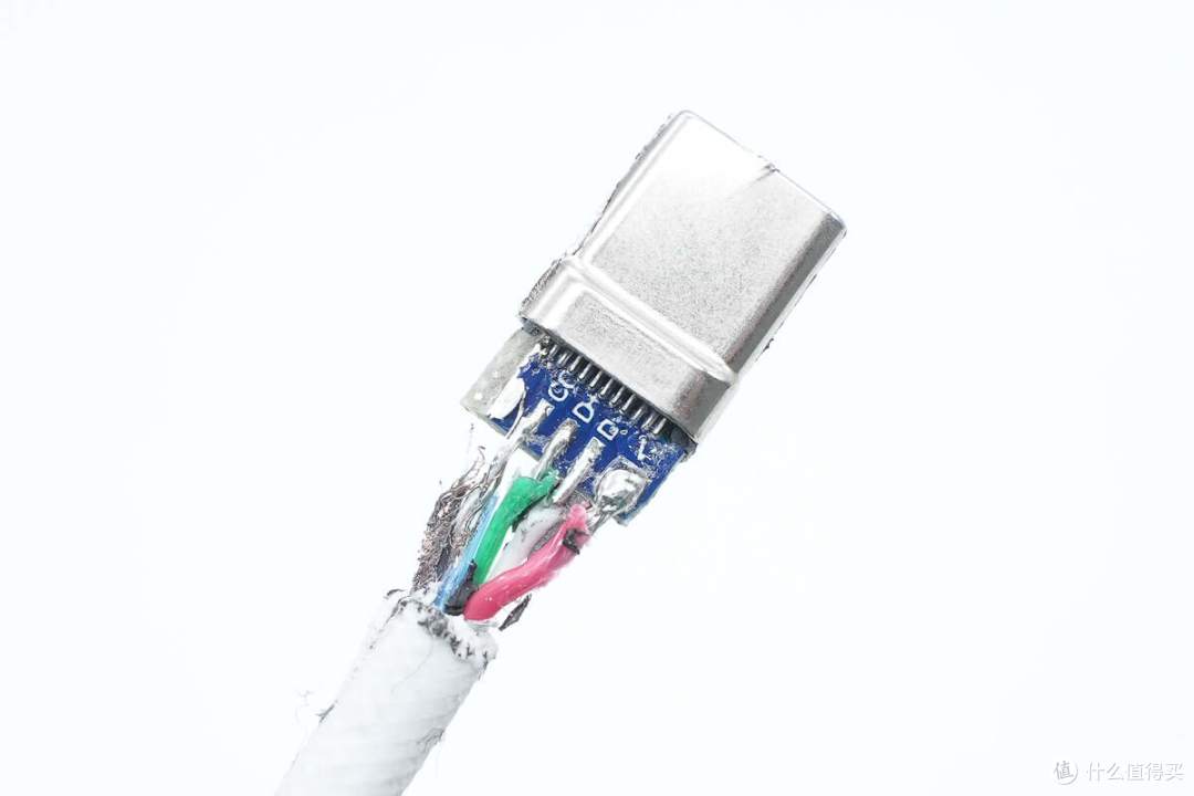 拆解报告:品级140W一拖二快充编织数据线