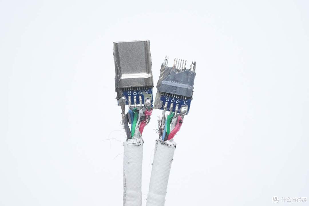 拆解报告:品级140W一拖二快充编织数据线