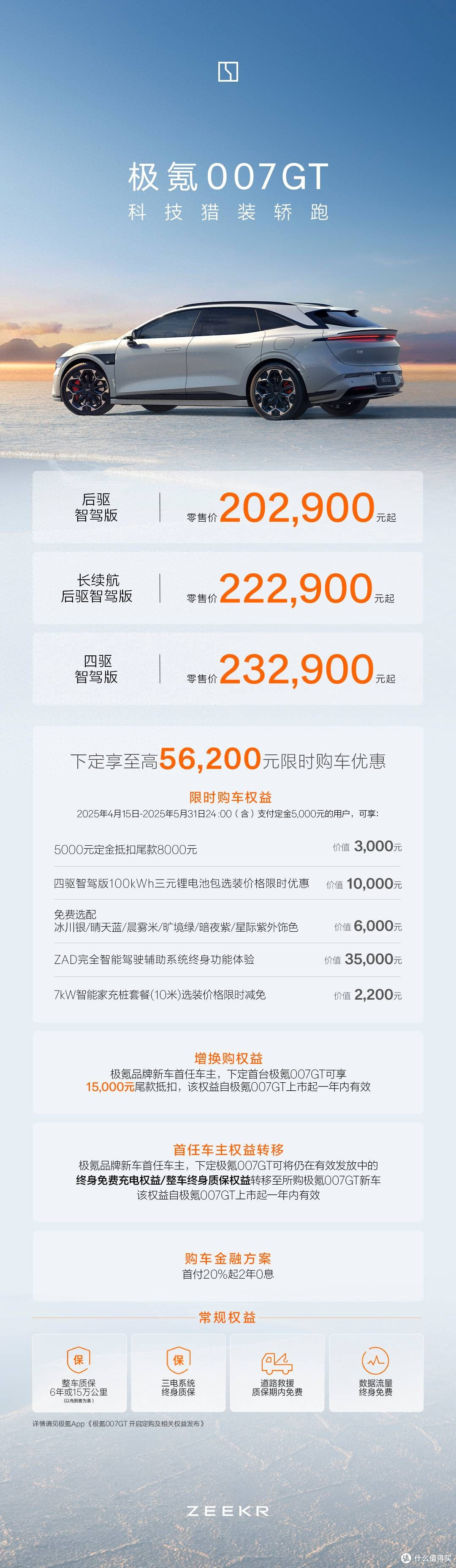 极氪007GT上市20.29万元起,开启“全球豪华科技品牌”2.0时代