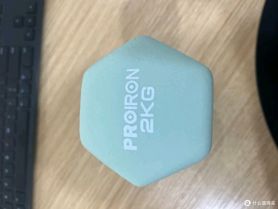 PROIRON普力艾浸塑哑铃:马卡龙绿3kg*2,开启家庭健身新潮流