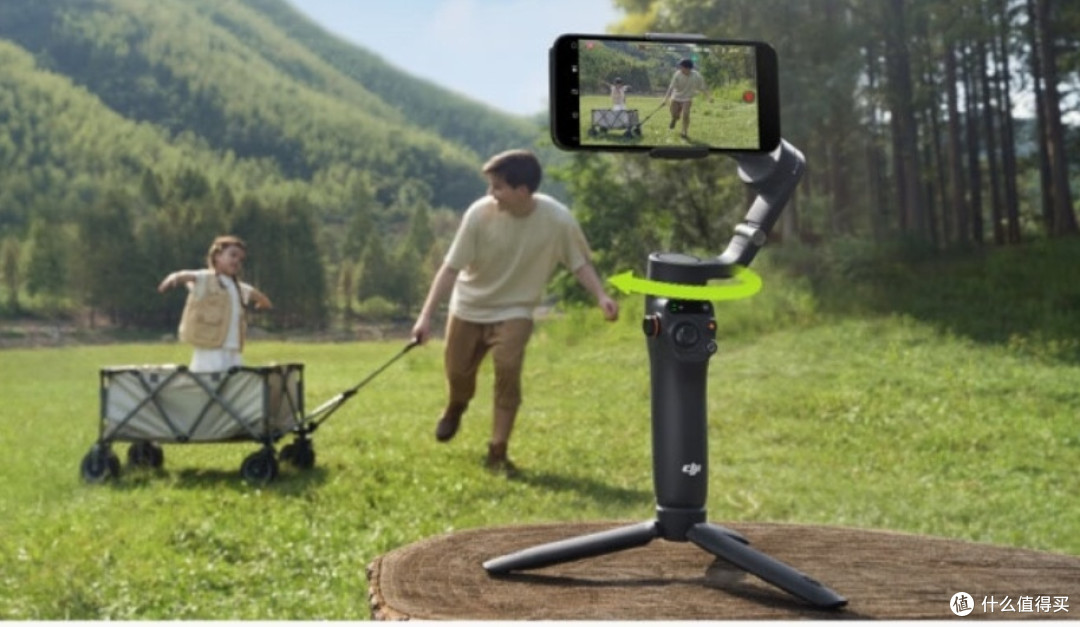 看演出拍照神器：大疆DJI Osmo Mobile 6浅银灰OM手持云台稳定器