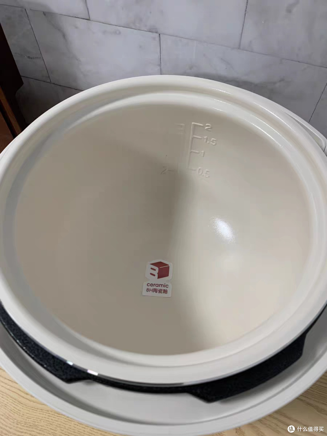 olayks立时圆满无涂层电压力锅家用5L电饭煲锅高压锅