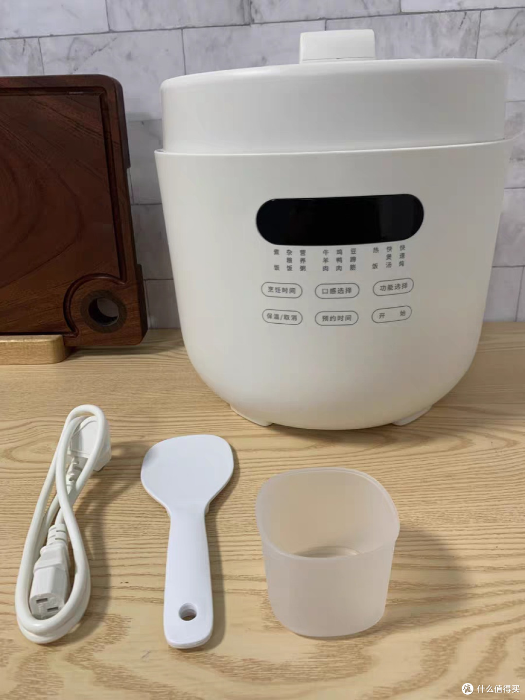 olayks立时圆满无涂层电压力锅家用5L电饭煲锅高压锅