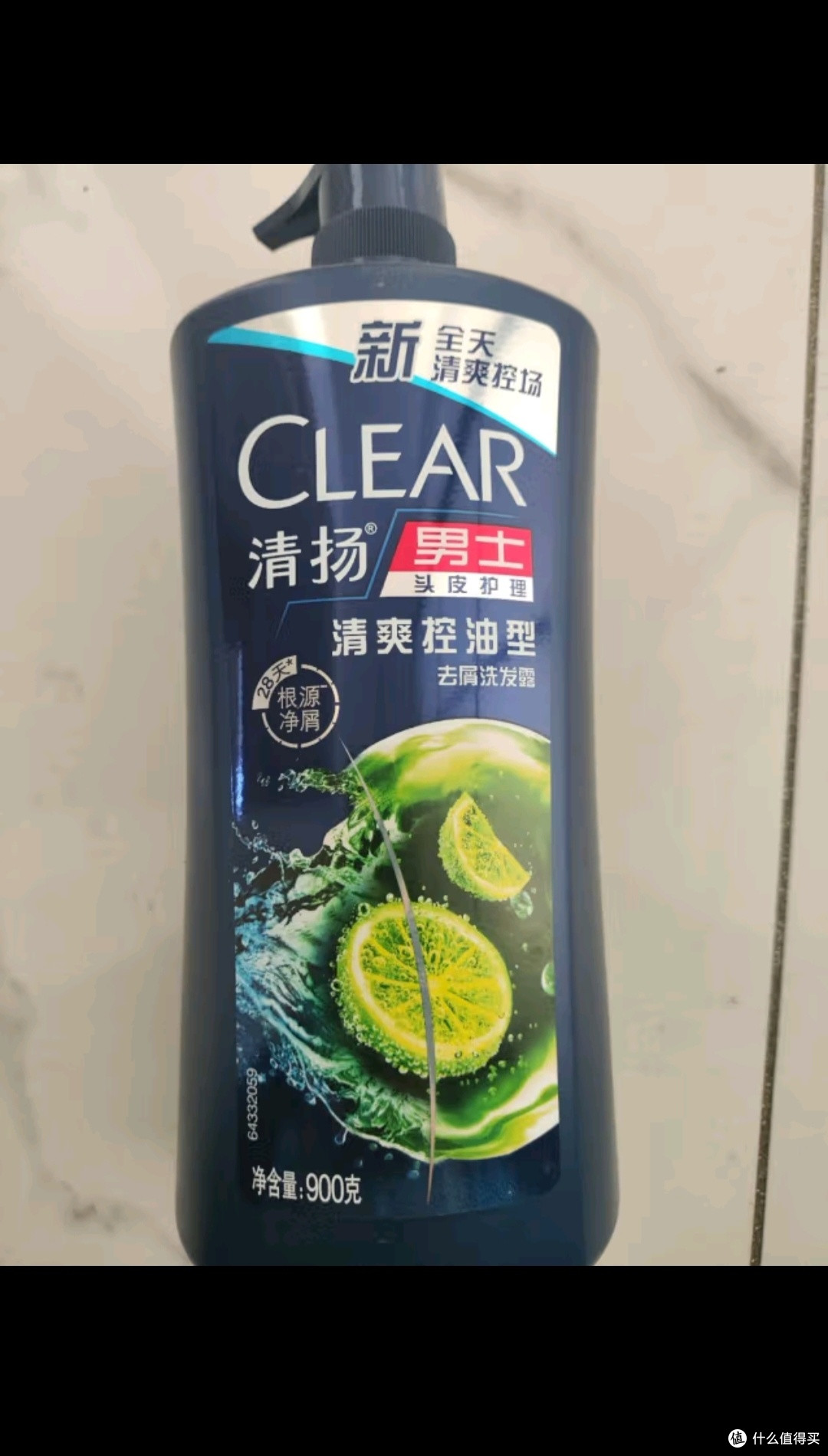 清扬(CLEAR)男士去屑洗发水清爽控油型500g胖东来同香型