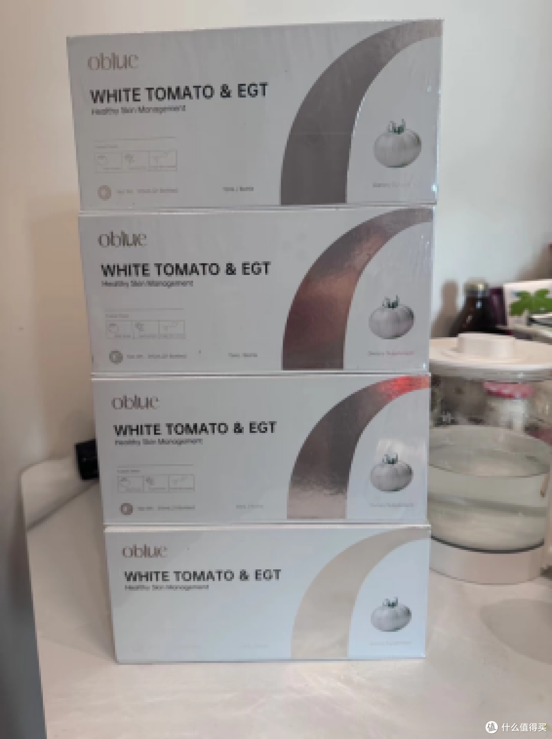 35+养护!OBLUE欧林兰白番茄麦角硫因饮熟龄肌救星