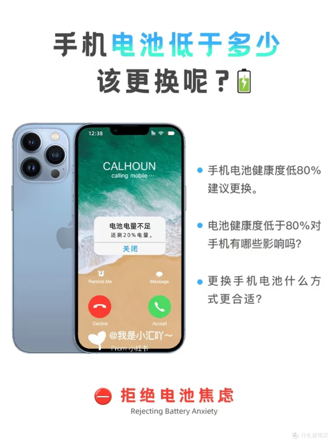 苹果手机换电池攻略:低于80%就该行动!