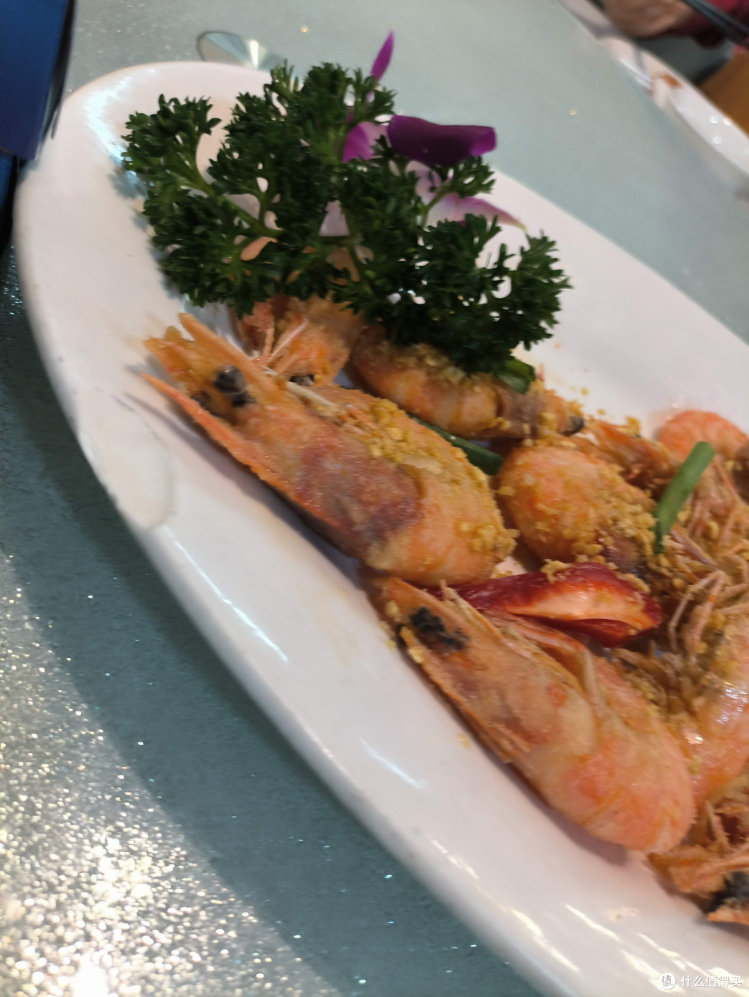 春日美食之美味椒盐虾