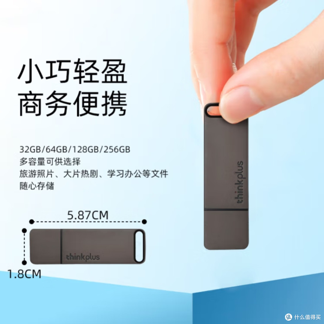 ThinkPlus 32GB USB3.1 U盘TU100系列评测