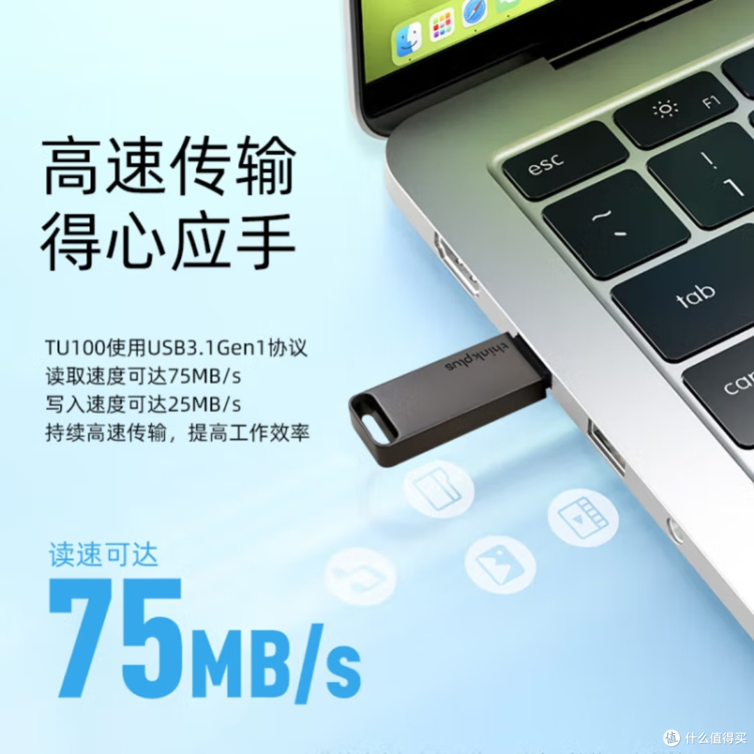 ThinkPlus 32GB USB3.1 U盘TU100系列评测