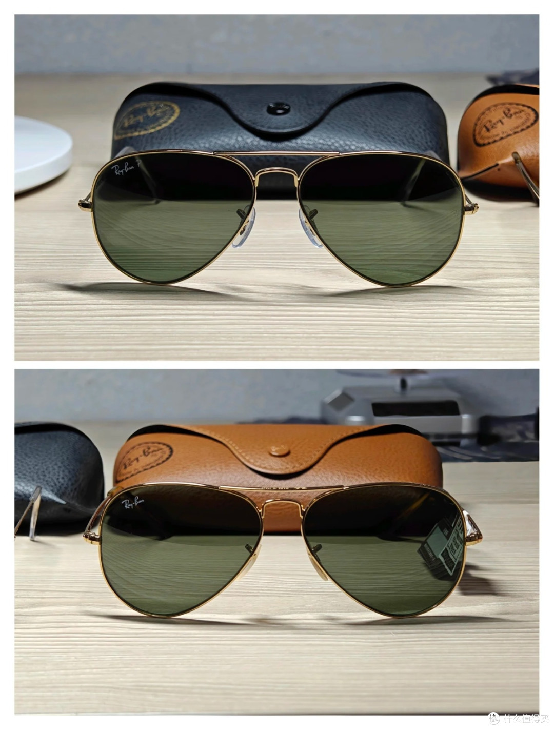 金框与绿片交织探寻雷朋墨镜的日常诗意