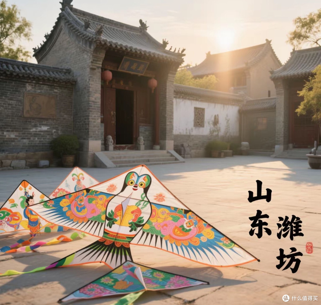 五一出行好去处：山东潍坊放风筝