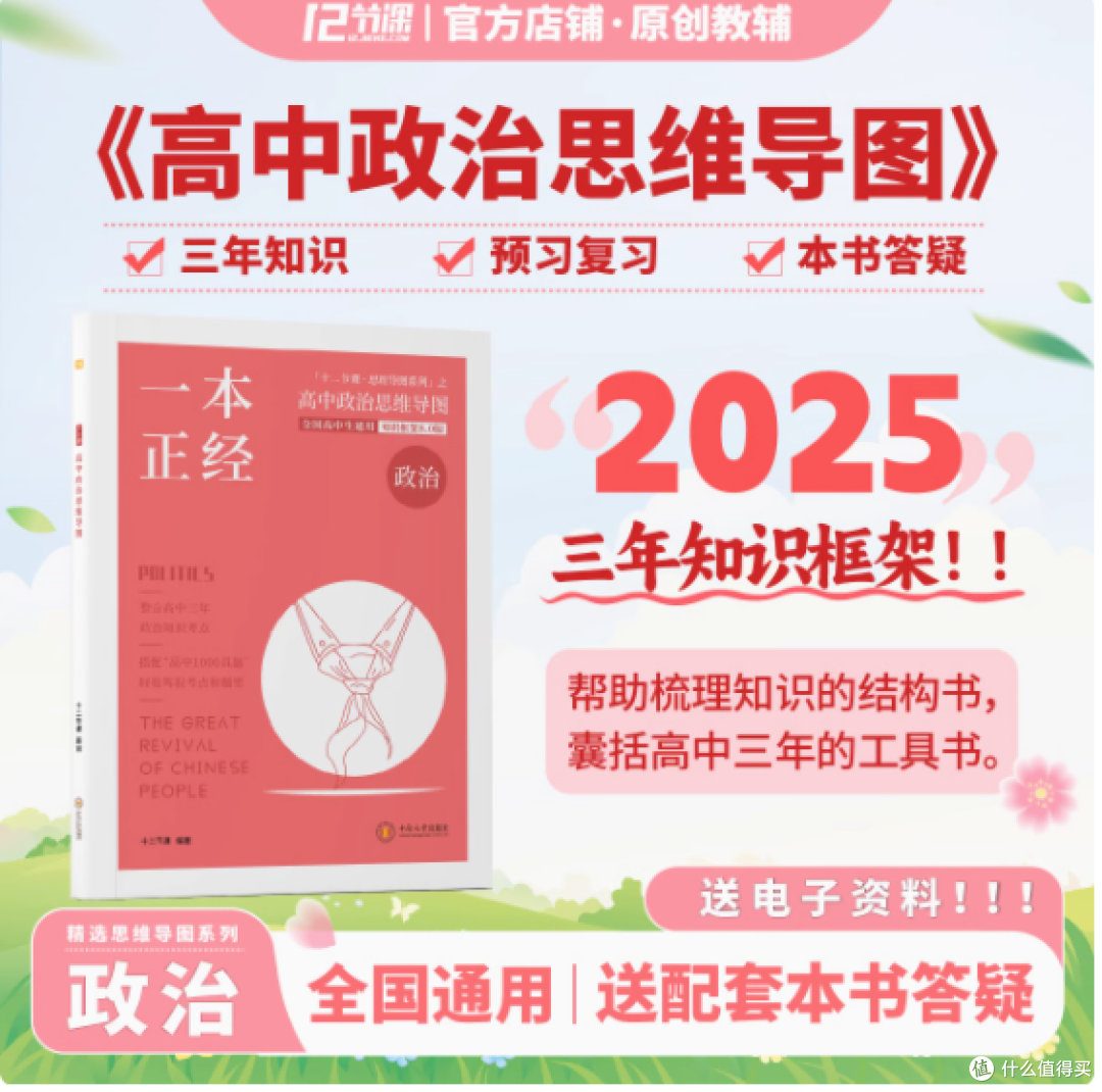 🎓高中政治提分秘籍 | 十二节课《一本正经高中政治思维导图》