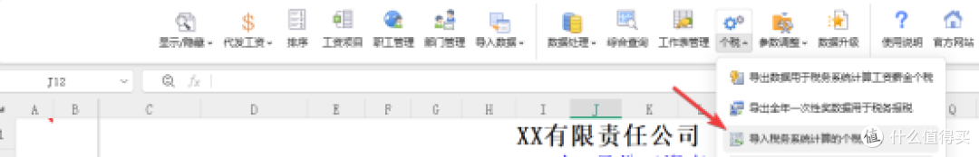 导入个人税务