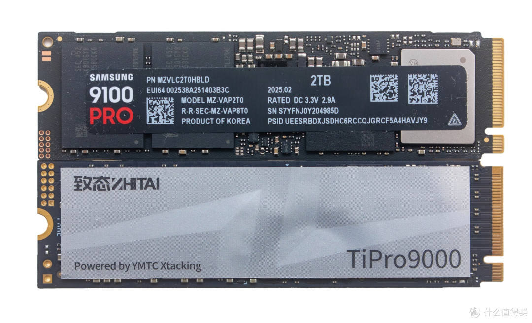 王者之战:致态TiPro9000对比测试三星9100 PRO