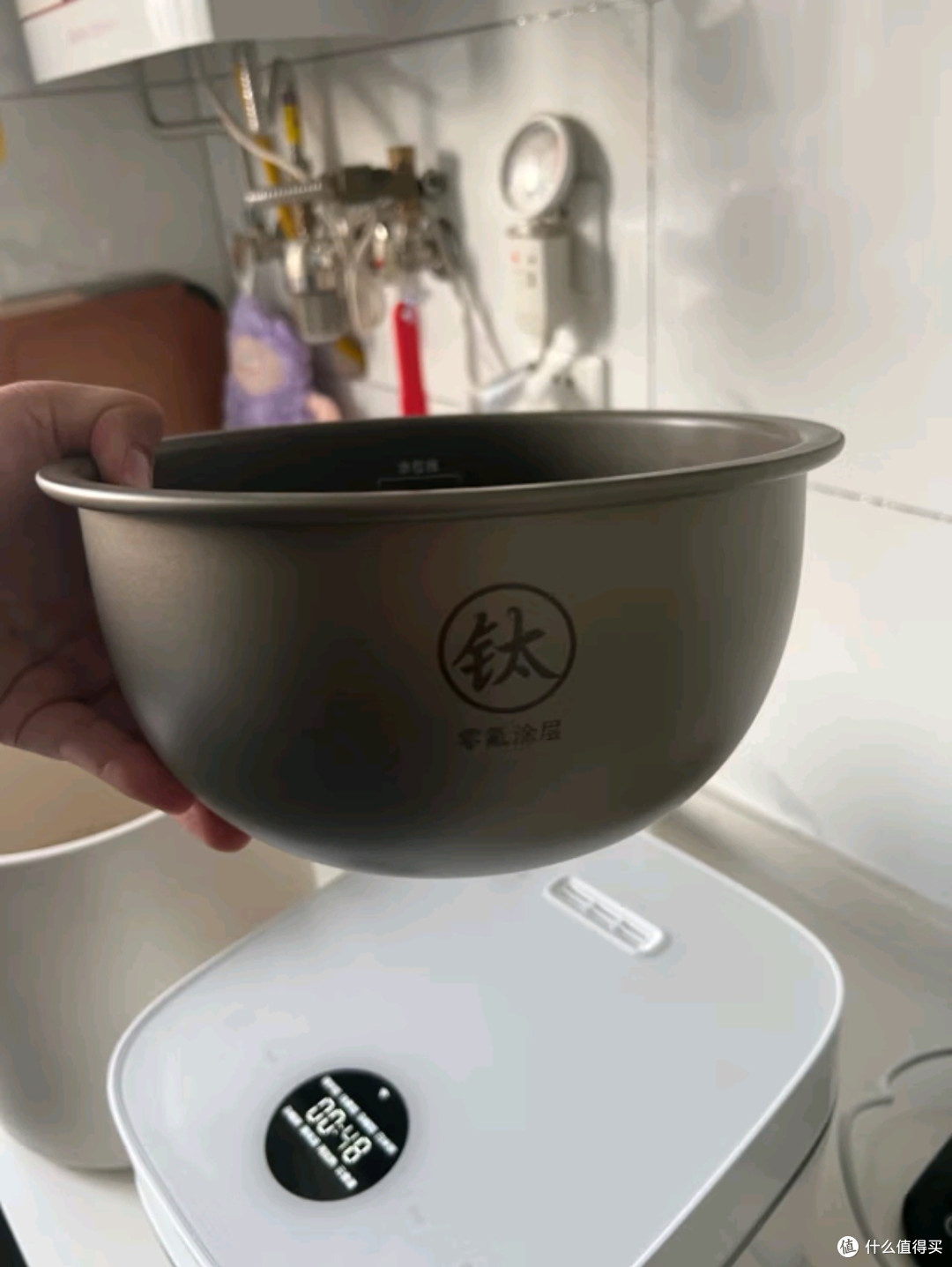 米家小米电饭煲P1:0氟涂层钛内胆,智能IH加热,健康烹饪新选择