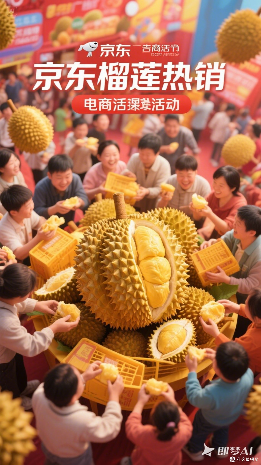 京东榴莲热销,吃货们的最爱