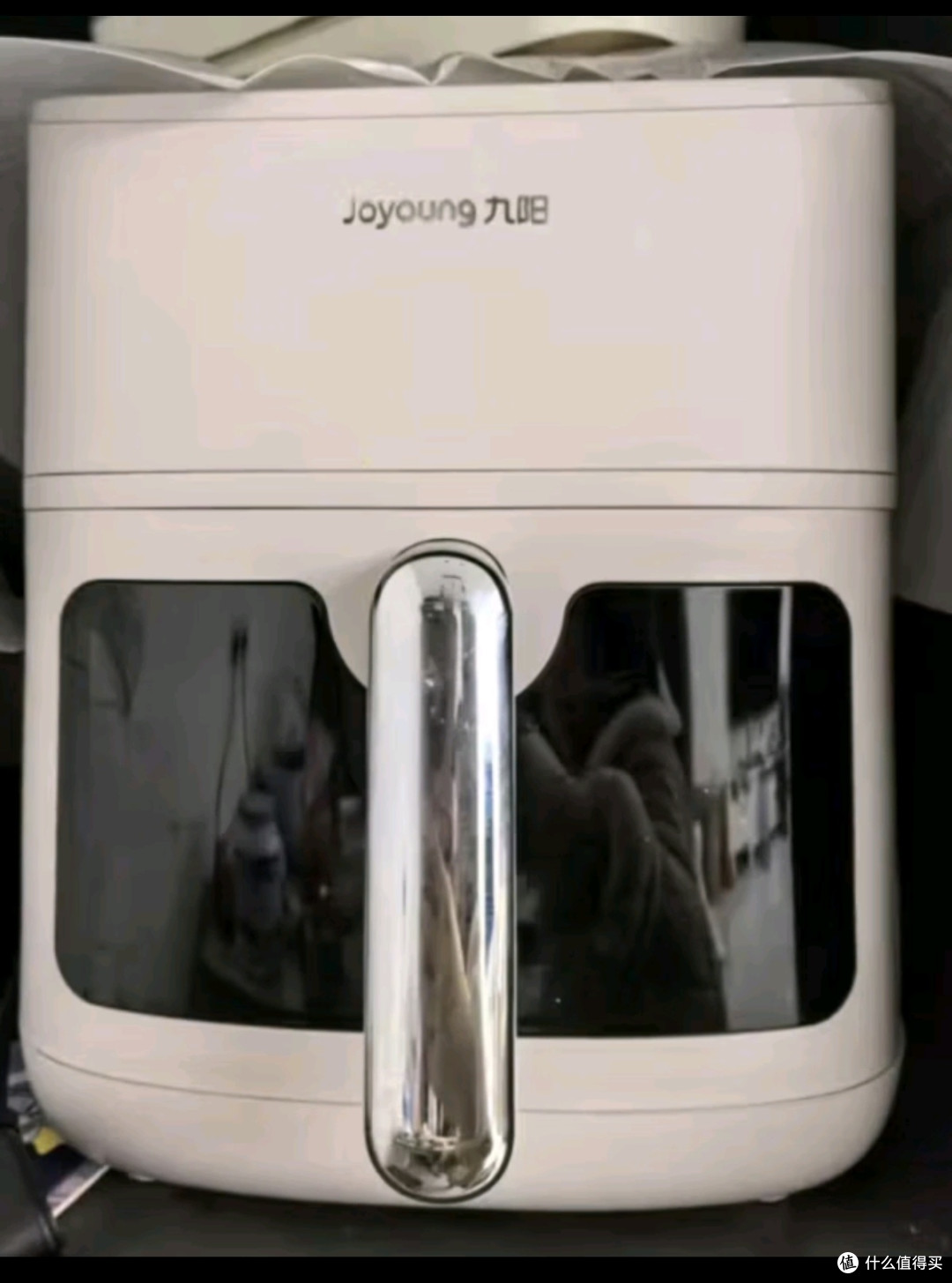 九阳(Joyoung)不用翻面 6L大容量空气炸锅 蒸汽嫩