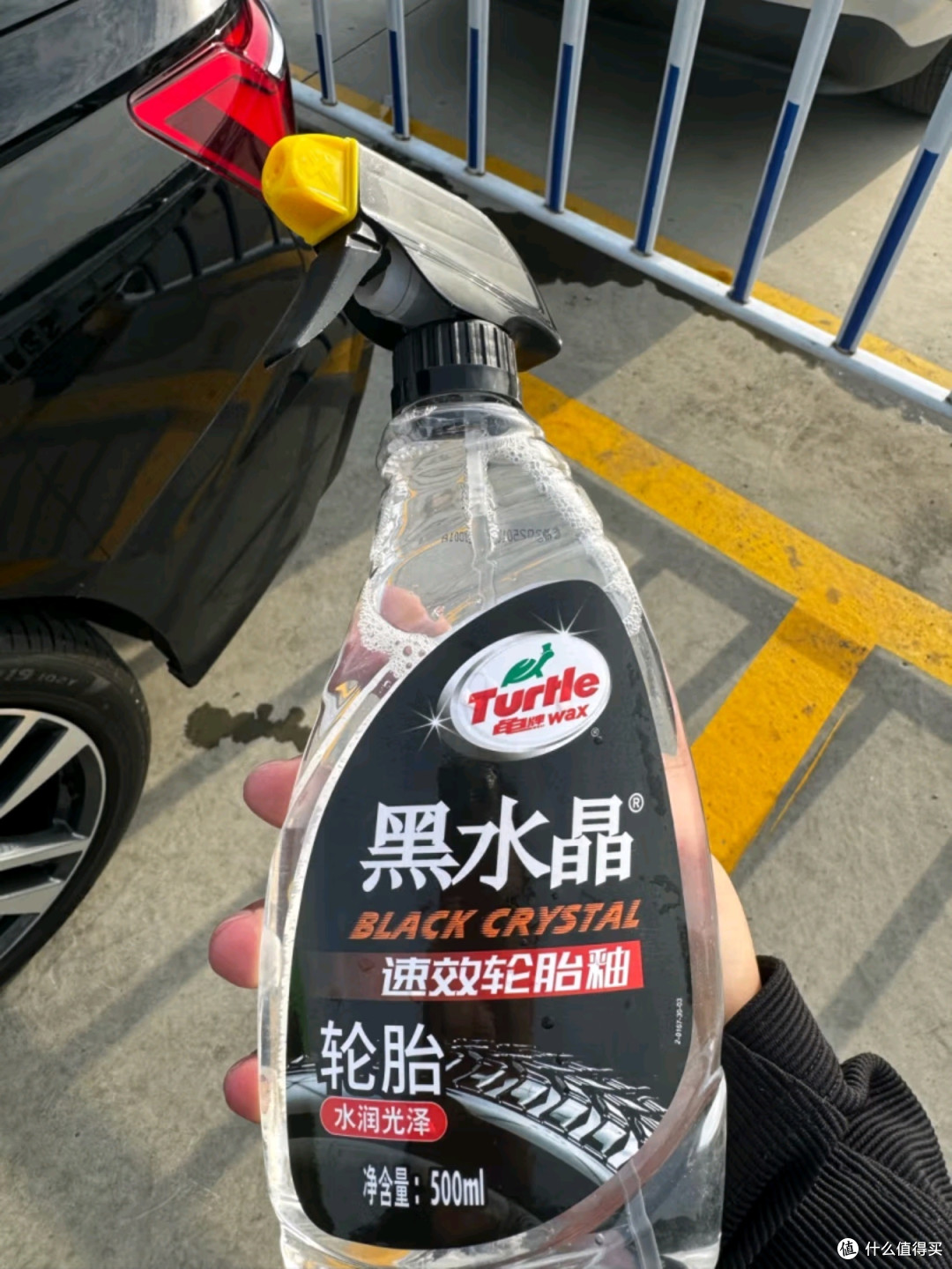龟牌黑水晶轮胎釉清洁剂G-3016：爱车轮胎的焕新魔法