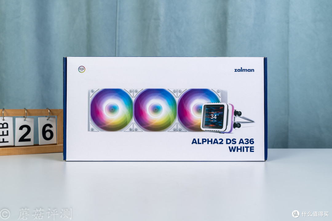 散热强劲,玩法多样,zalman思民ALPHA2 DS A36白色360一体式水冷