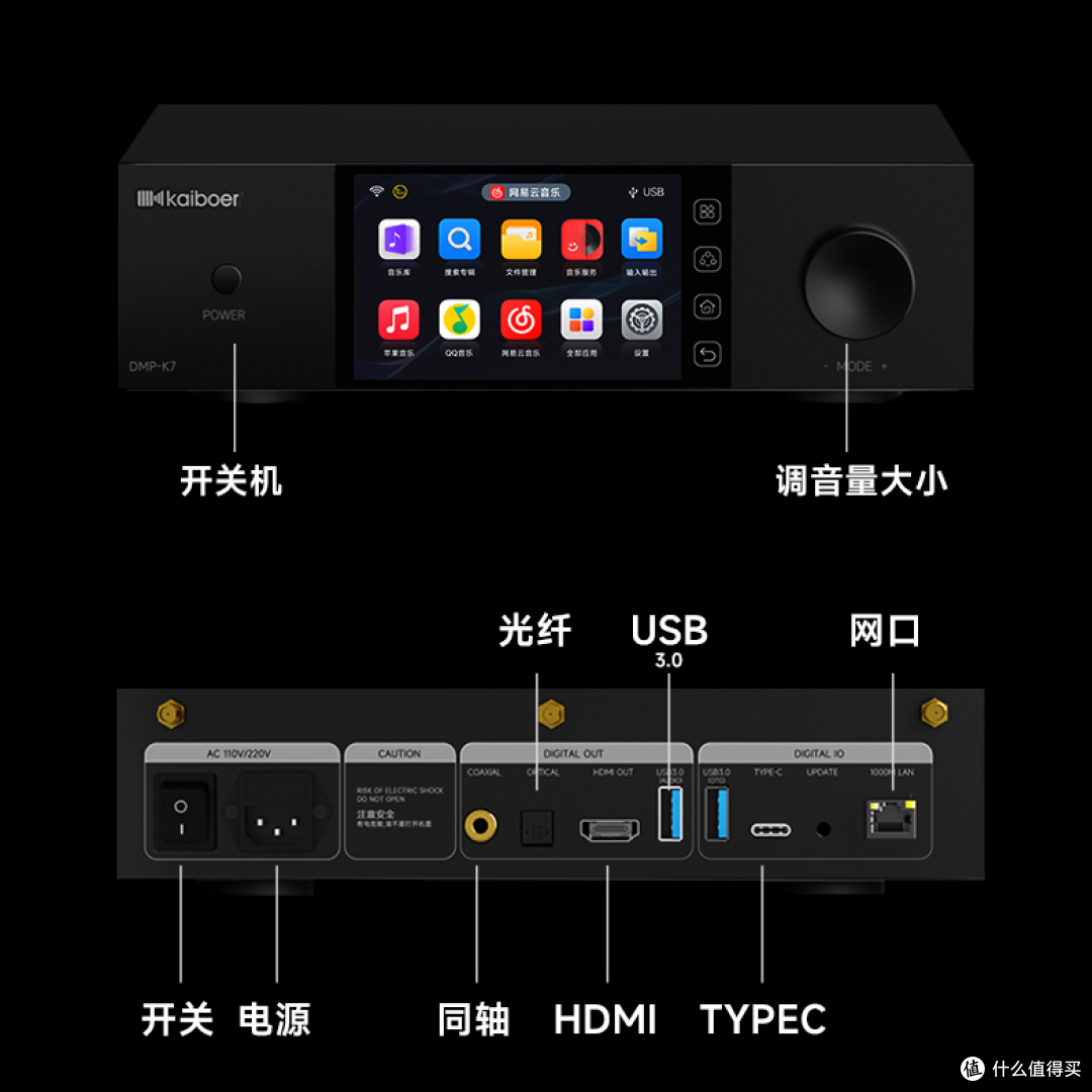 数播该怎么搭配?开博尔DMP-K7数播套装:顺势而为的极致音质组合