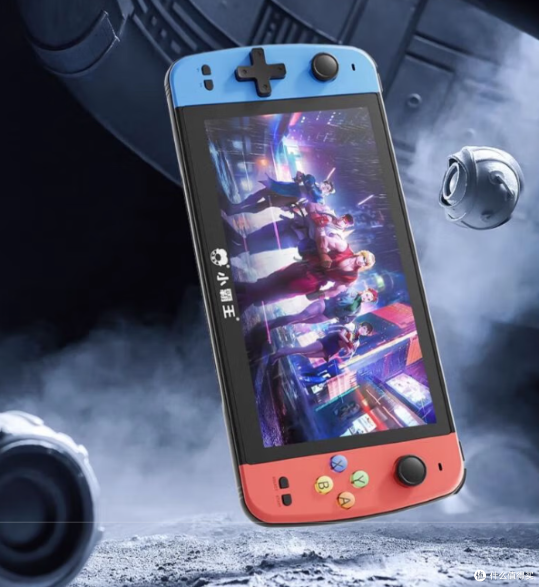 这款小霸王游戏机经典红蓝撞色让你重温童年双人对战超刺激