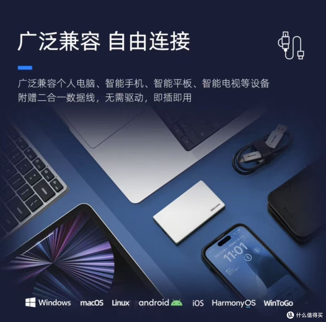 致态长江存储移动固态硬盘,办公高效新助手
