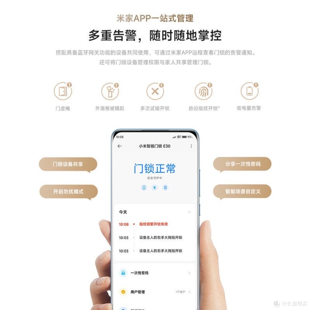 国补后的小米智能门锁E30,解锁超值家居体验