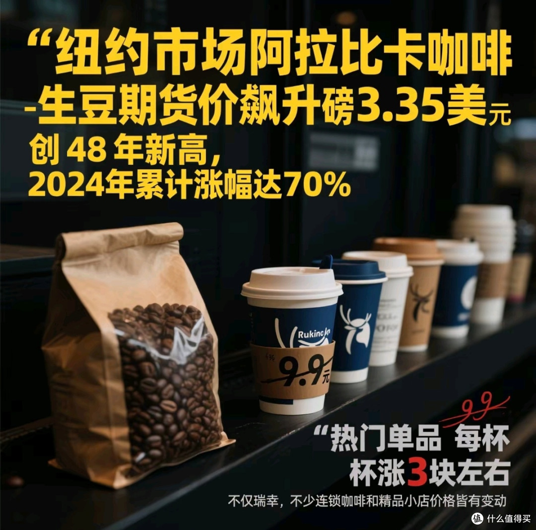 9.9元咖啡要成回忆?咖啡豆疯涨,咖啡自由还能有吗