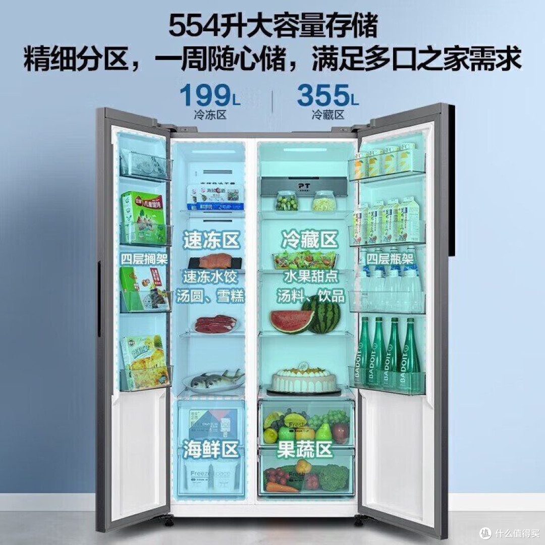 被我挖到宝啦！美的554升冰箱闭眼入