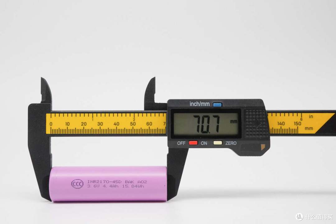 全极耳结构,至高60A放电,比克INR21700-45D全极耳电芯评测