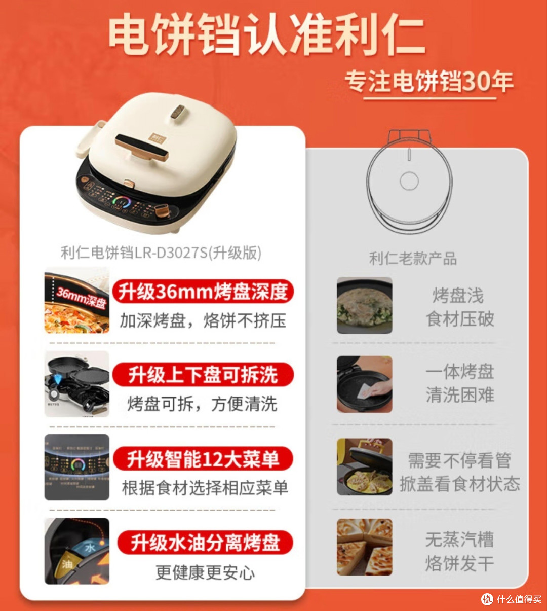 利仁电饼铛:用半个月煎糊3张饼,终于摸透这口锅的脾气