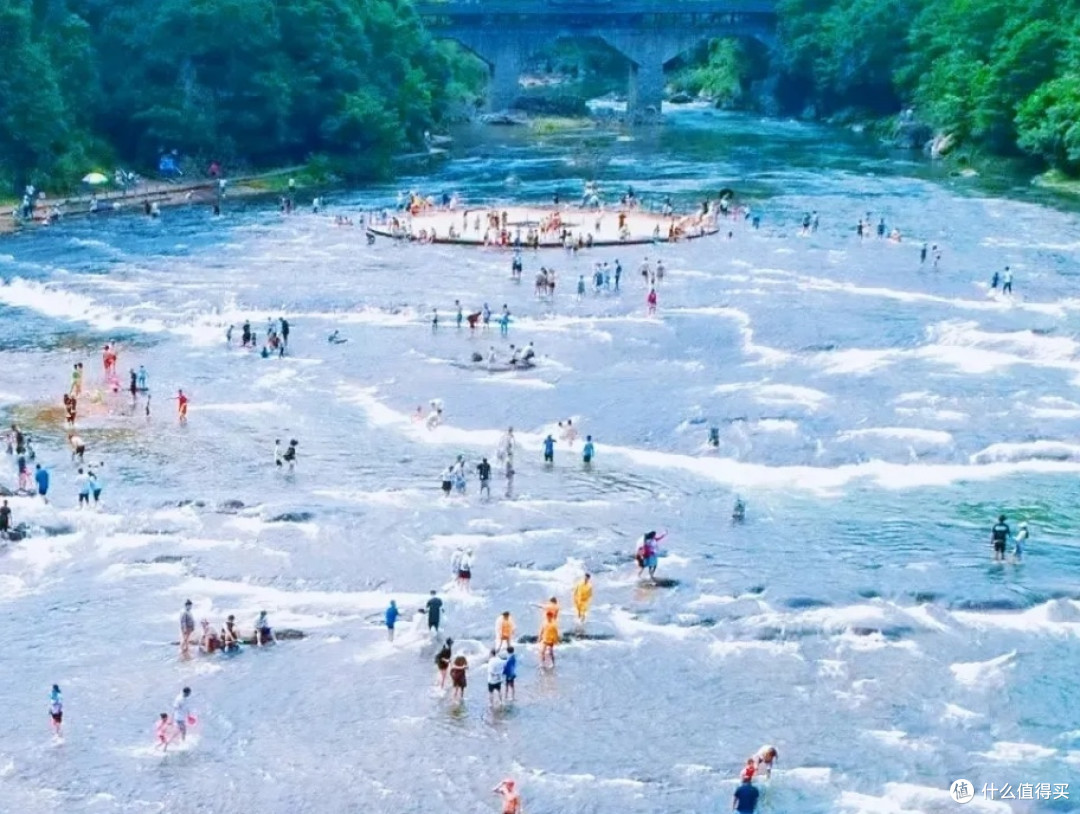 五一去白水洋玩水