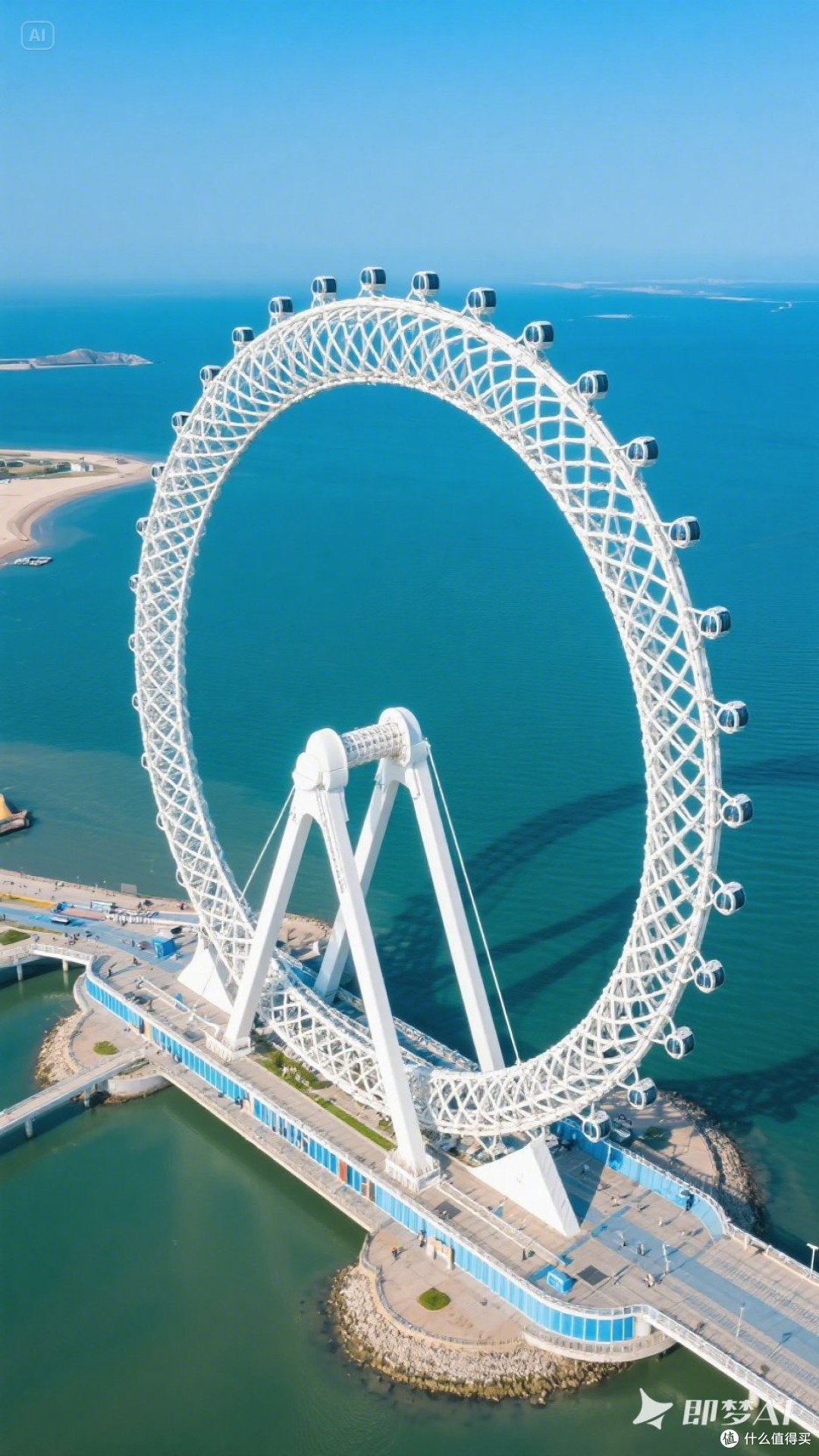 五一节假日,我打算去潍坊的渤海之眼