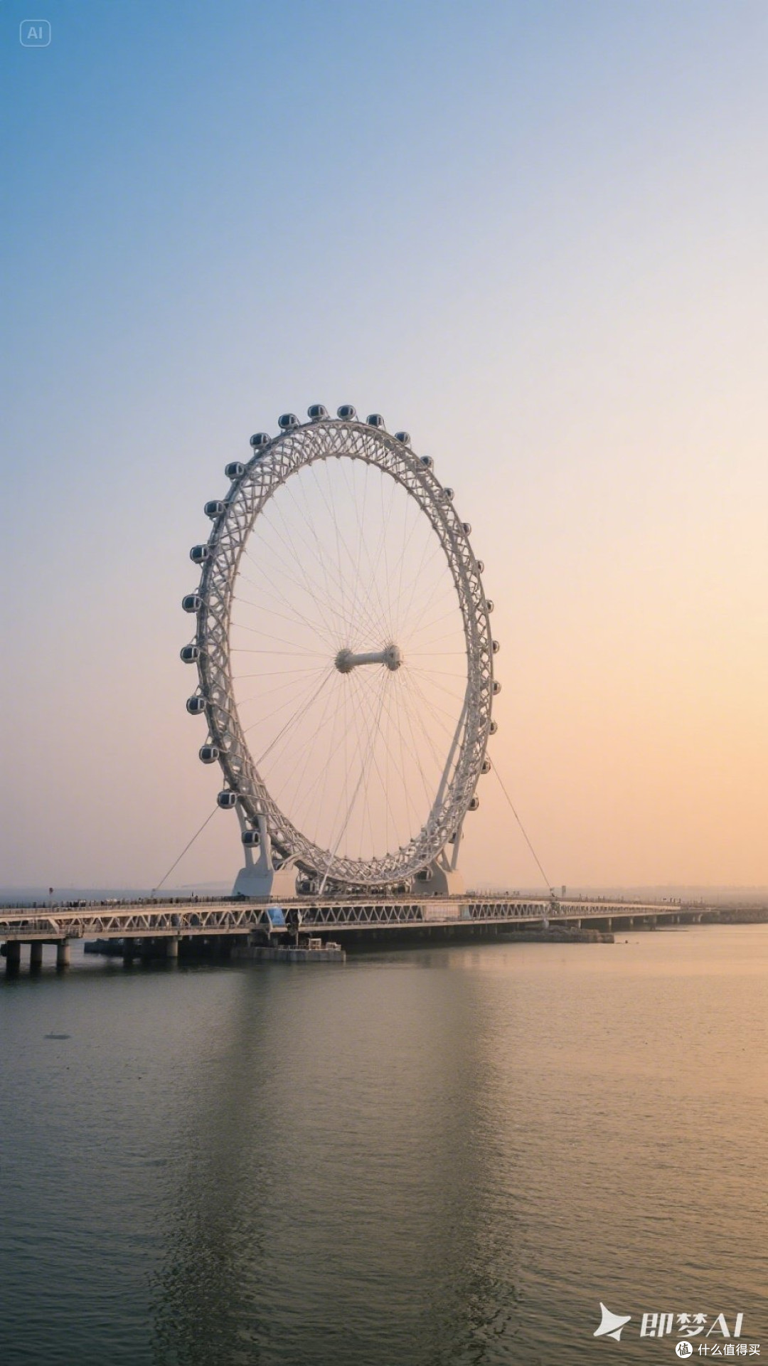 五一节假日,我打算去潍坊的渤海之眼