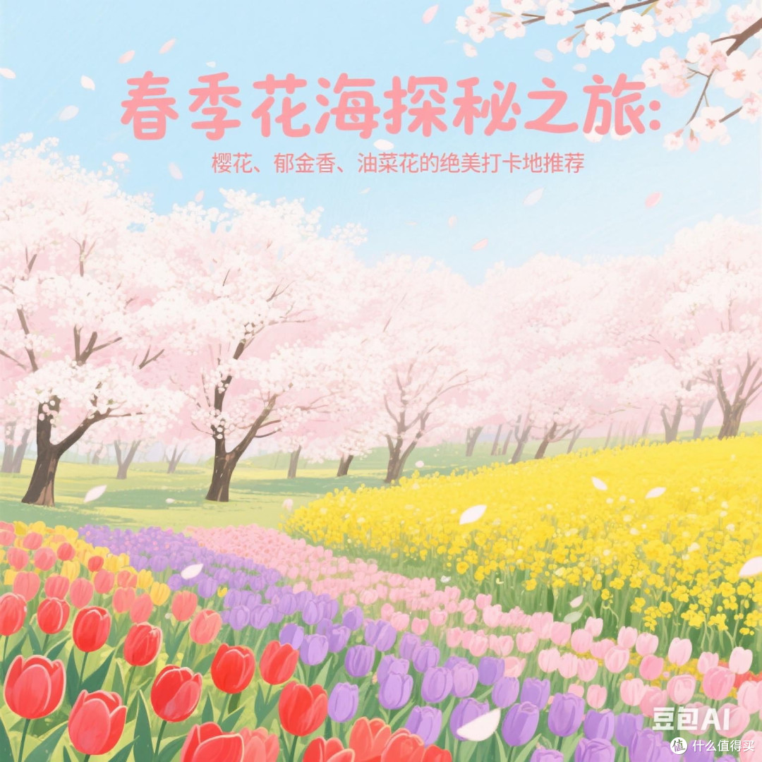 春季花海探秘之旅:樱花、郁金香、油菜花的绝美打卡地推荐!