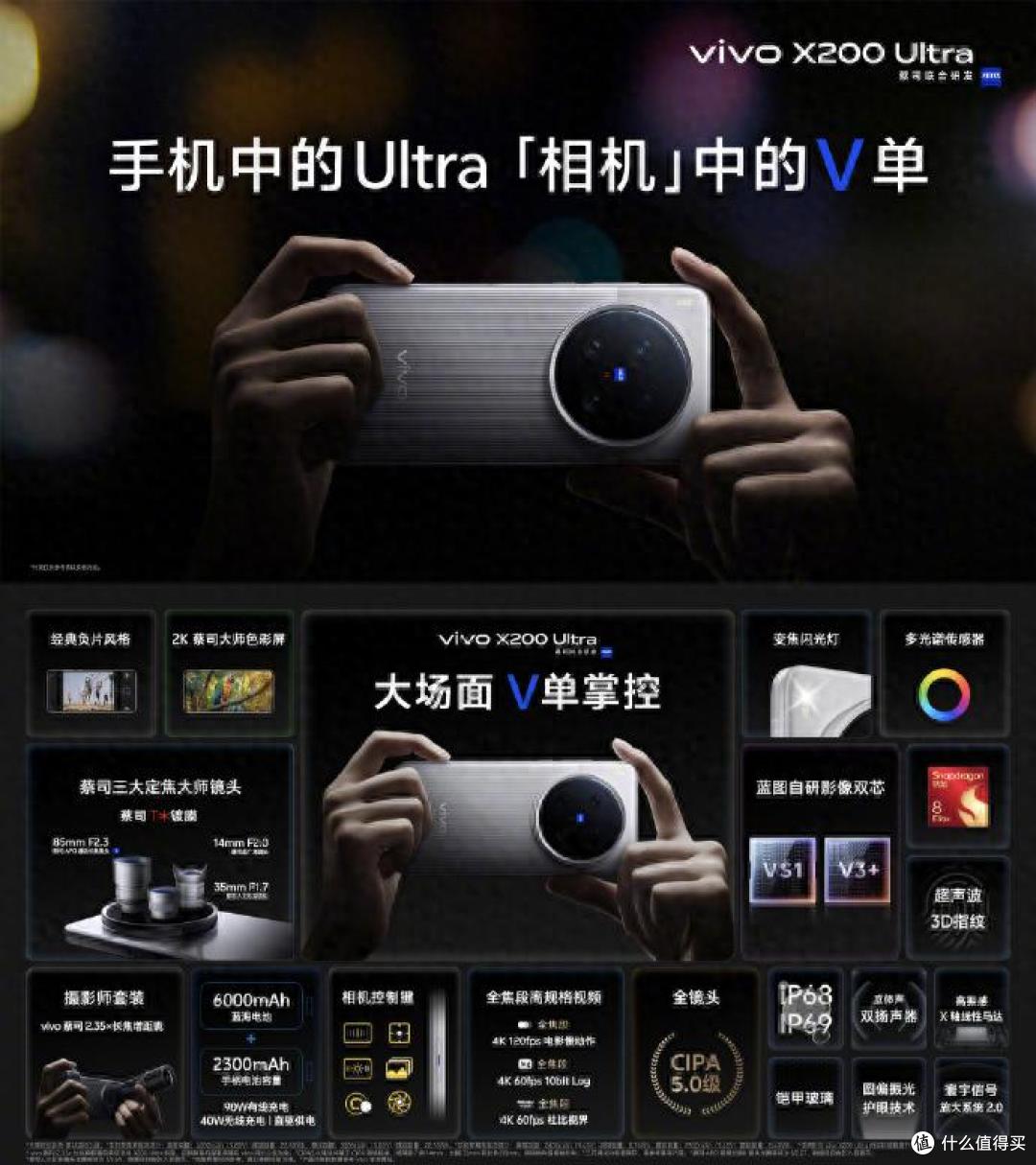 蓝厂影像天花板再突破!vivo X200 Ultra火热预售中
