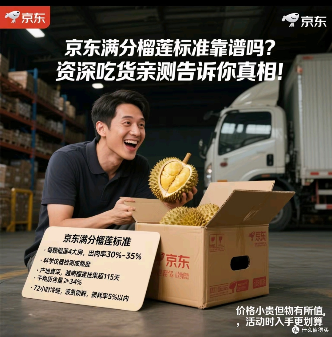 京东满分榴莲标准靠谱吗?资深吃货亲测告诉你真相!