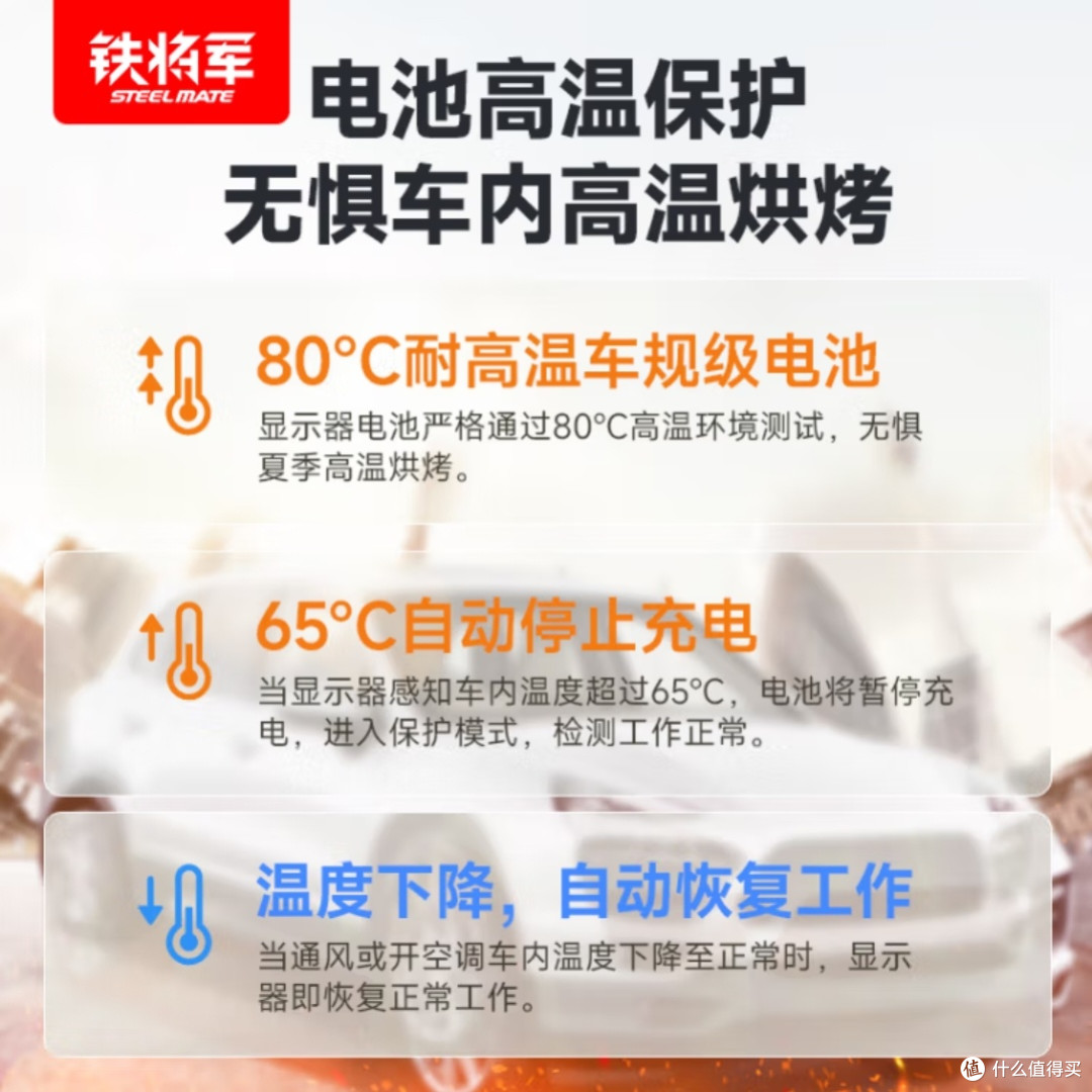 铁将军E3W:实时胎压监测