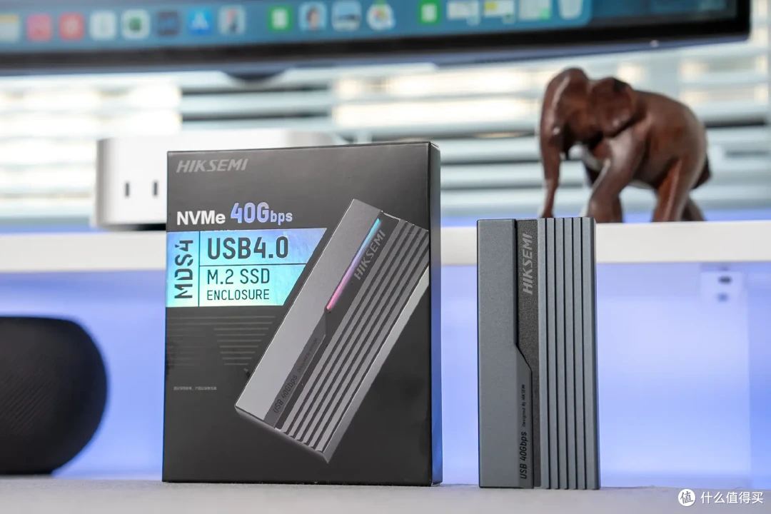 真USB4主控!Mac mini好伴侣,海康存储USB4 SSD硬盘盒体验