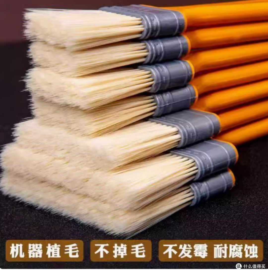 软毛刷子大不同,植毛工艺显神通,你的多功能清洁油漆烧烤神器!