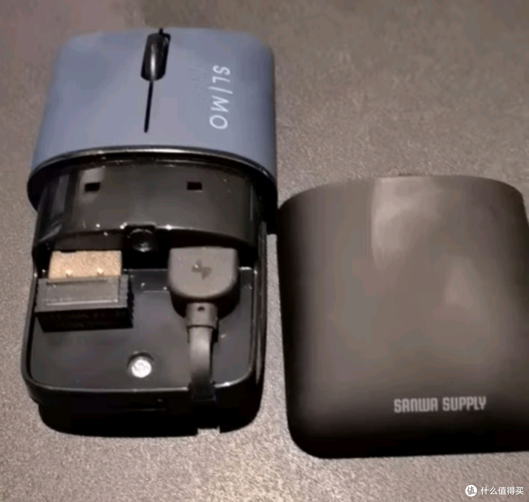 SANWA SUPPLY便携蓝牙无线双模鼠标 迷你口袋滑鼠 内置一体式