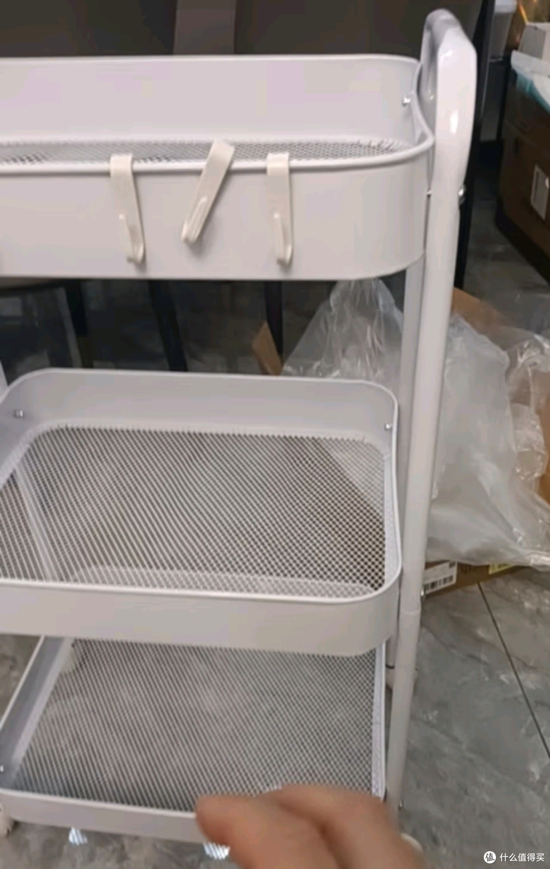 全品屋碳钢推车置物架,性价比逆天