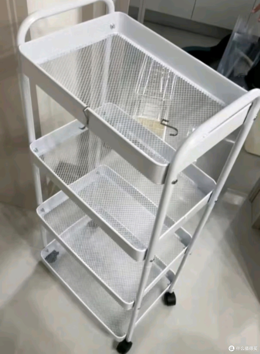 全品屋碳钢推车置物架,性价比逆天