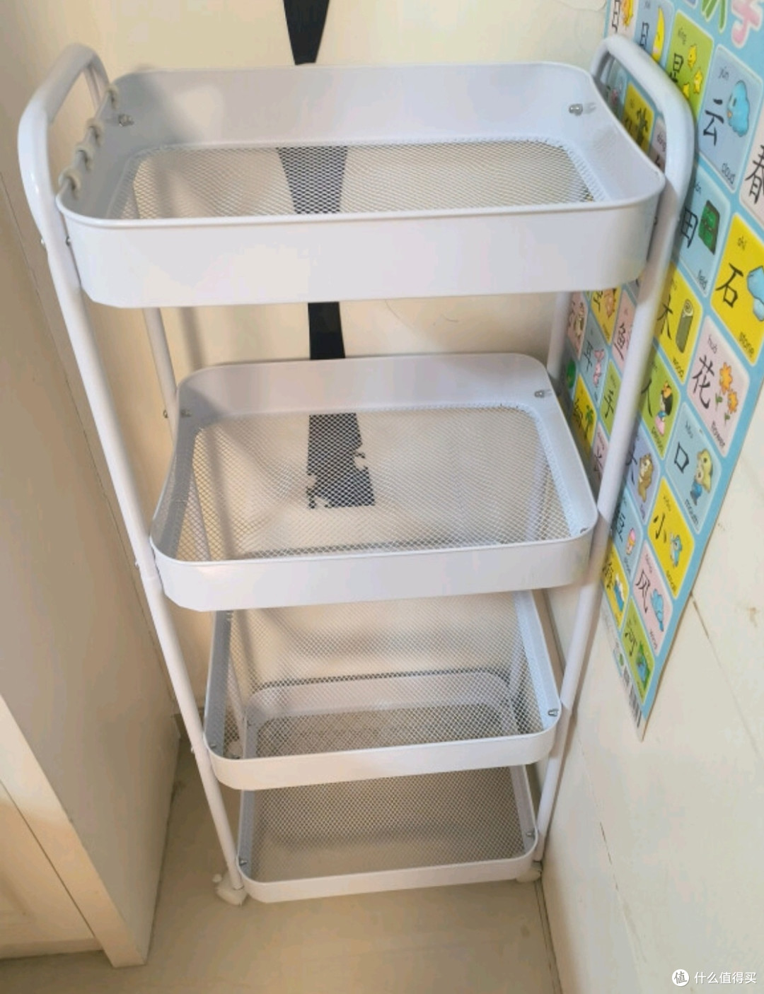 全品屋碳钢推车置物架,性价比逆天