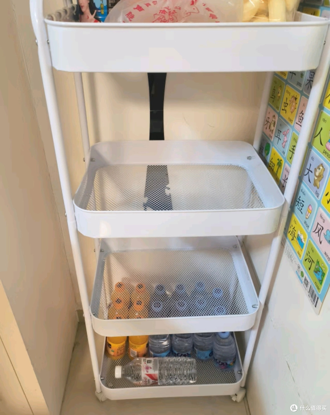 全品屋碳钢推车置物架,性价比逆天