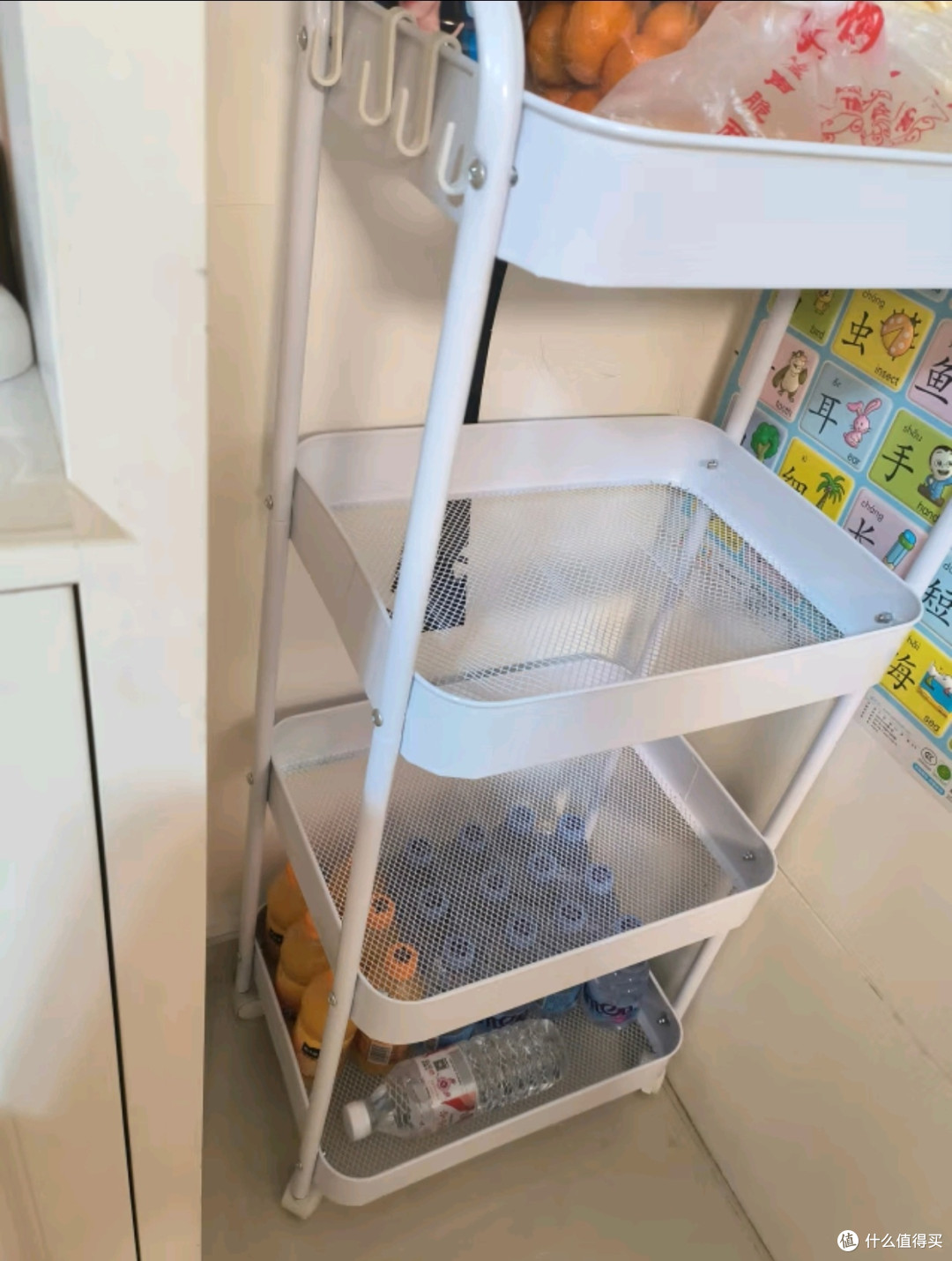 全品屋碳钢推车置物架，性价比逆天
