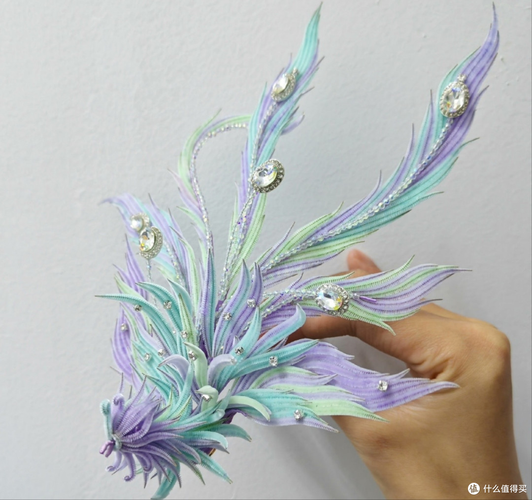 闲鱼发现精美绒花手作